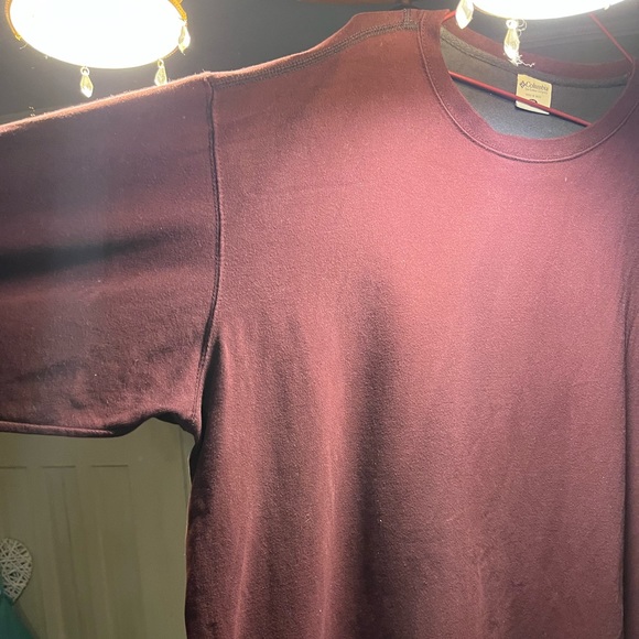 Columbia Crewneck Sweater Maroon 2XL - Picture 3 of 3